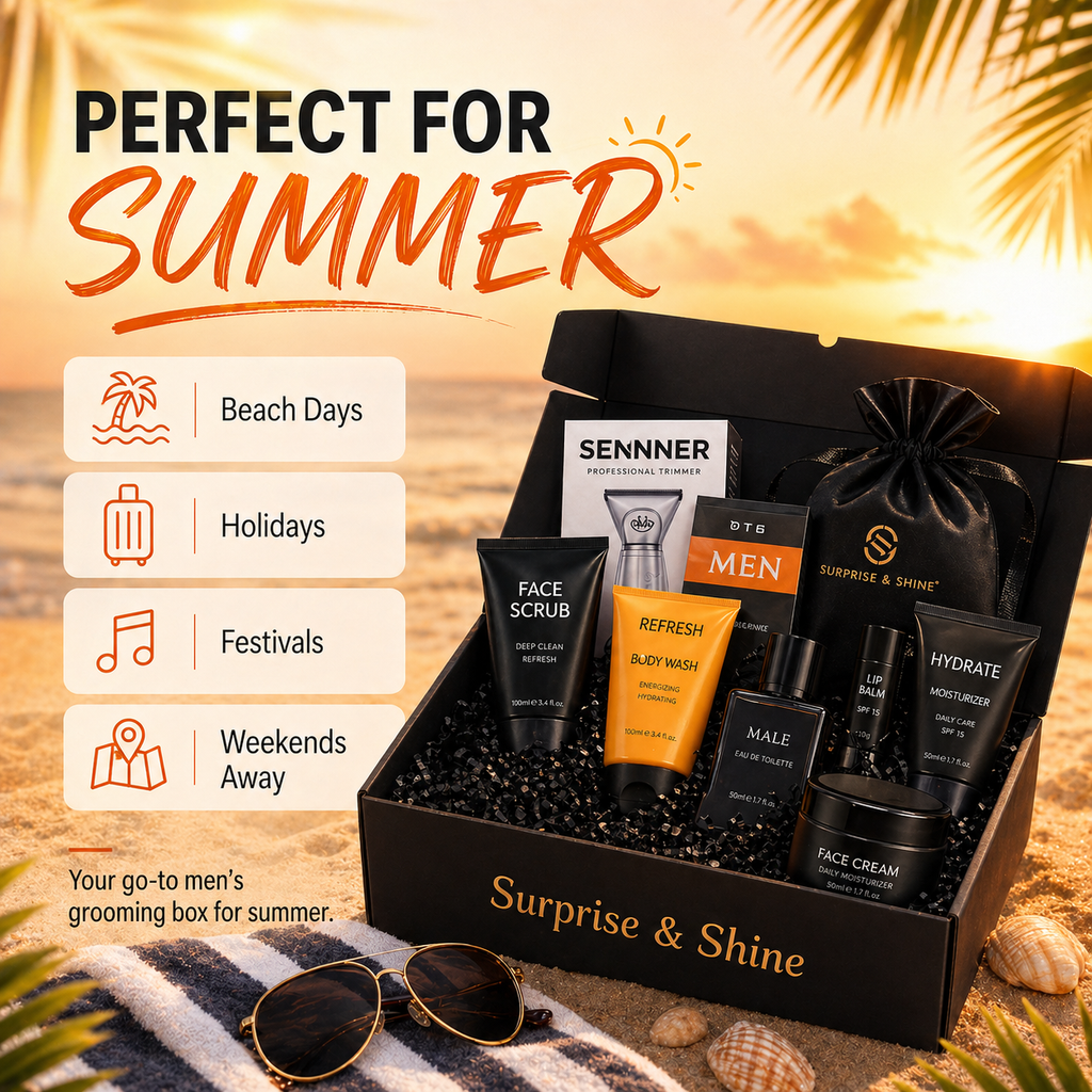 Hot Boy Summer Box - Men's Grooming Essentials Collection