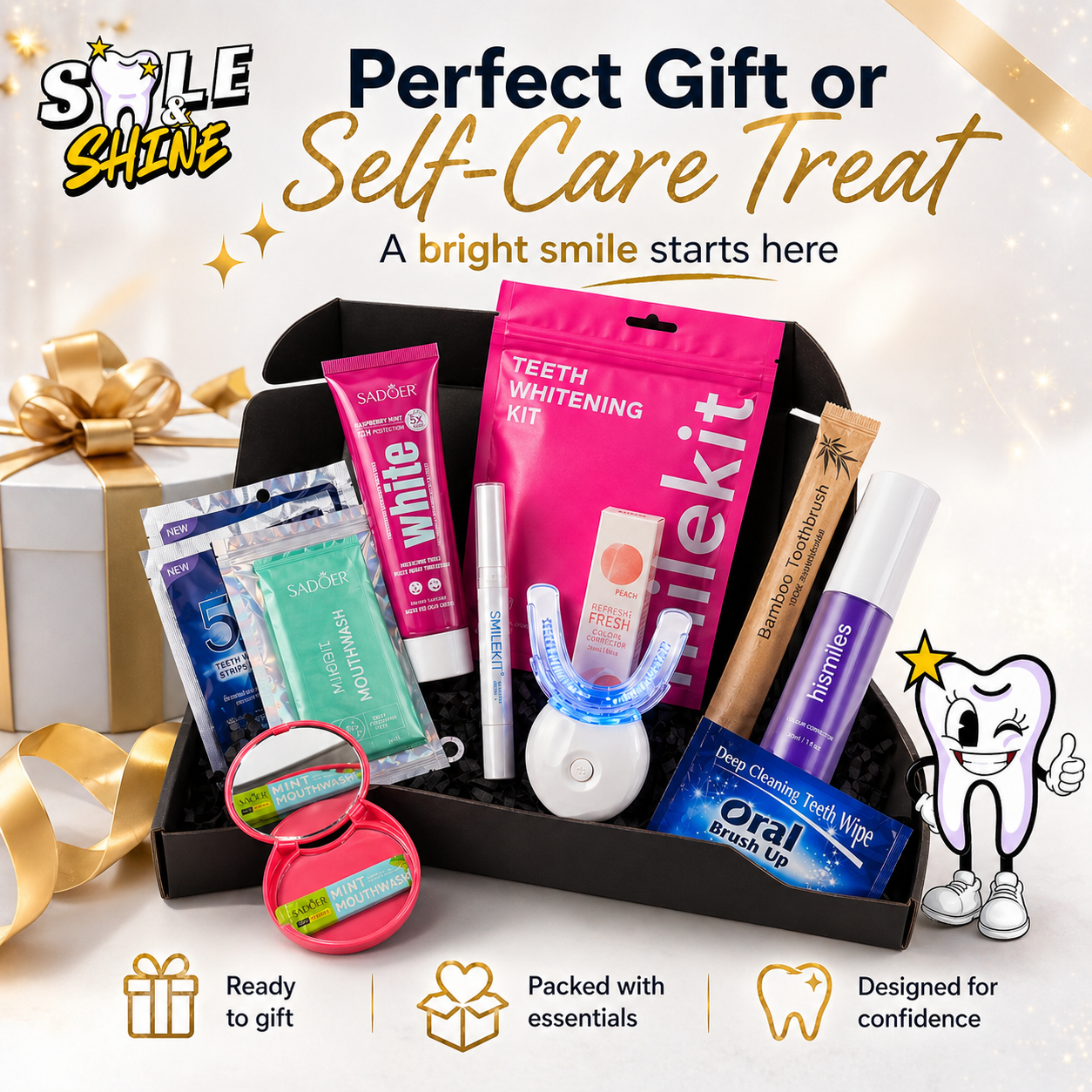 Smile & Shine Box - Complete Teeth Whitening System